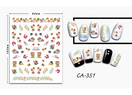3D Nail Stickers - CA-351